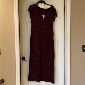 Mother of the bride, burgundy dress